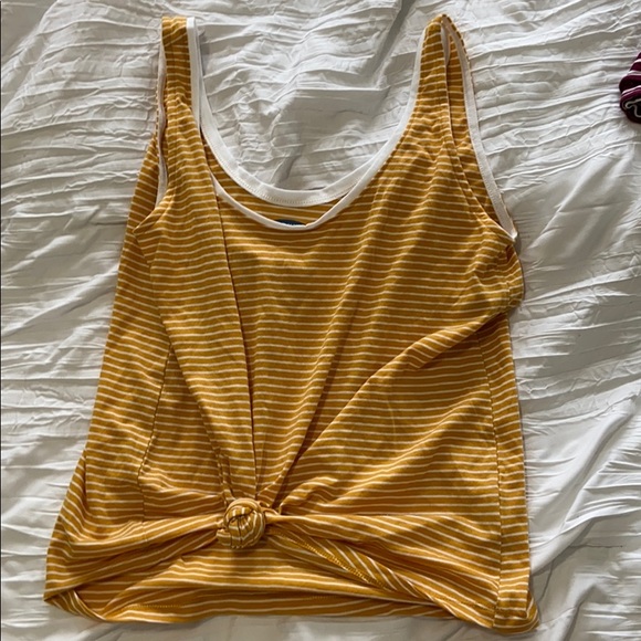 Yellow stripped tank top - Picture 1 of 1